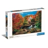 Puzzle 2000 elementów. High Quality Collection. Młyn wodny Glade Creek - zdjęcie