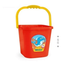 Wiaderko kwadratowe wielkie 7,5l, mix kolorów 71708, zdjęcie 3