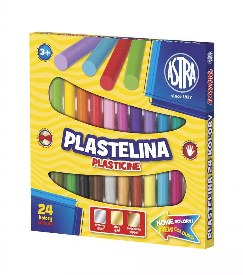 Plastelina Astra, 24 kolory Plastelina Astra, 24 kolory