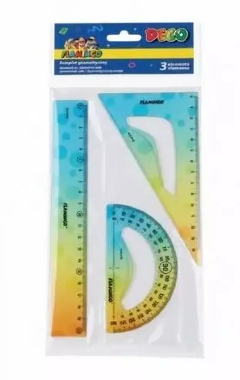 Zestaw geometryczny tęczowy Zestaw geometryczny tęczowy