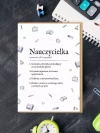 kartka okolicznościowa/definicja/ NAUCZYCIELKA - zdjęcie