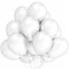 Balony metaliczne B&C, białe (10 sztuk) - zdjęcie