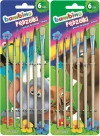 Pędzelki Bambino (6 sztuk), mix wzorów - zdjęcie