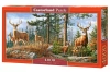 Puzzle 4000 elementów. Królewska rodzina jeleni - zdjęcie