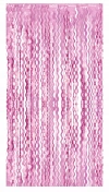 Kurtyna dekoracyjna 100x200 cm, różowa spiralna - zdjęcie