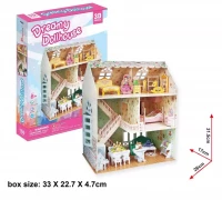Puzzle 3D 160 elementów. Domek dla lalek, zdjęcie 2