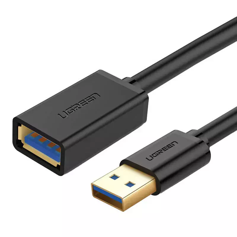 Kabel UGREEN US129 USB-A-USB-A 2m (czarny) Kabel UGREEN US129 USB-A-USB-A 2m (czarny)
