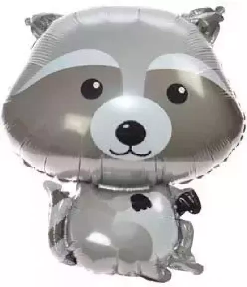 Balon foliowy leśne zwierzątka - szop 60cm Balon foliowy leśne zwierzątka - szop 60cm