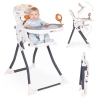 Fotelik krzesełko do karmienia dzieci składane + zabawki ECOTOYS - zdjęcie