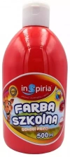 Farba szkolna czerwona 500ml - zdjęcie