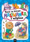 Bawię się kolorami. Malowanka z motylkiem - zdjęcie