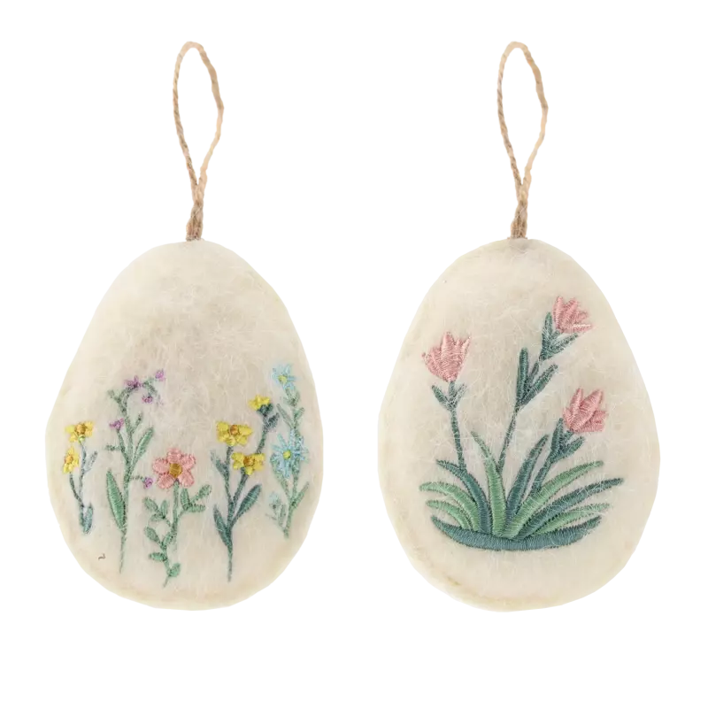 Ozdoba Wielkanocna - Zawieszka 7 x 2,5 x 9,5 cm Jajko w Kwiaty Mix 2 Wzorów, opakowanie 12 szt. Ozdoba Wielkanocna - Zawieszka 7 x 2,5 x 9,5 cm Jajko w Kwiaty Mix 2 Wzorów, opakowanie 12 szt.