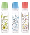 Butelka szklana w zwierzątko 240 ml, mix wzorów - zdjęcie