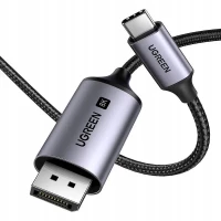 Kabel UGREEN CM556 USB-C-DisplayPort 3m (czarny), zdjęcie 2