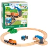BRIO World. Kolejka zestaw startowy z dźwigiem - zdjęcie