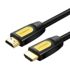 Kabel HDMI 1.4 UGREEN HD101, FullHD 60Hz, 10m (czarno-żółty) - zdjęcie