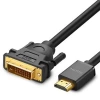 Kabel UGREEN HD106 HDMI-DVI 3m (czarny) - zdjęcie