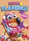 zabawne flamingi z naklejkami - zdjęcie