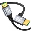 EXTRALINK KABEL HDMI 2.1 8K HDR 2M KĄTOWY LEWY SKRĘT - zdjęcie