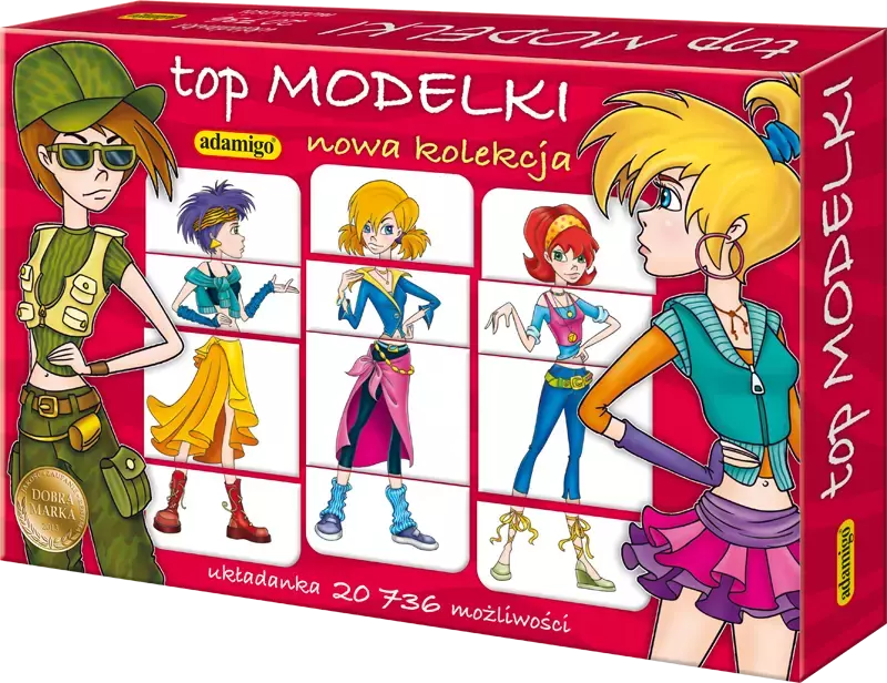 Top modelki. Układanka