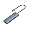 Hub USB Baseus UltraJoy Series 5w1 USB-C HDMI 4K 4x USB-A 3.0 - szary - zdjęcie