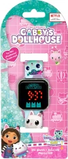 Zegarek LED z kalendarzem Koci Domek Gabi. Gabby's Dollhouse GD00077 Kids Euroswan - zdjęcie