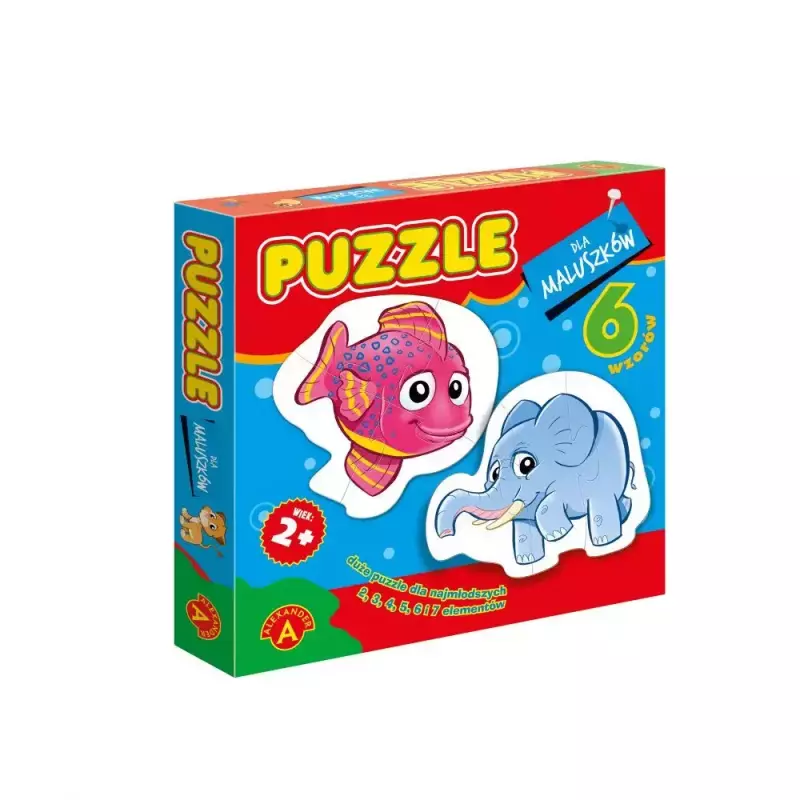 Puzzle 27 elementów. Dla maluszków. Rybka