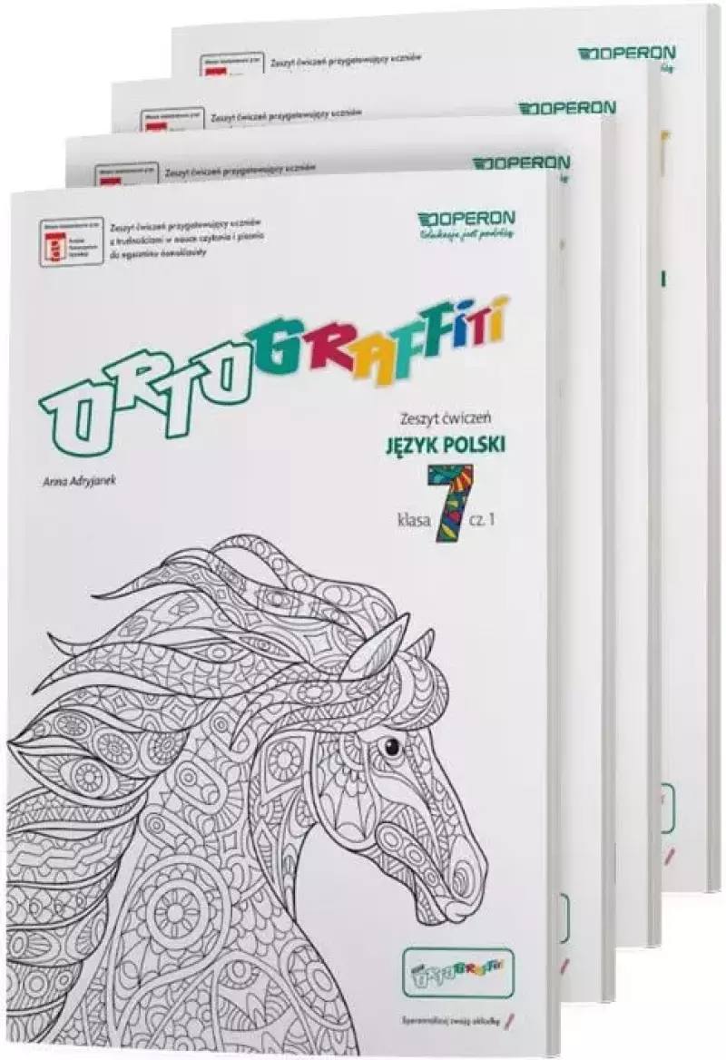 Ortograffiti. Język polski. Zeszyty ćwiczeń. Klasy 7 i 8. Szkoła podstawowa
