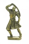 Figurka metalowa Samuraj 3,5cm - zdjęcie