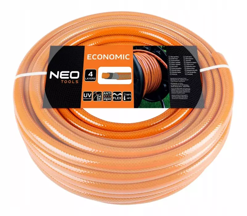 Wąż ogrodowy 1/2" x 30 m, 4-warstwowy NEO ECONOMIC Wąż ogrodowy 1/2" x 30 m, 4-warstwowy NEO ECONOMIC