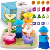 Drewniana zabawka sorter - układanka RK-866 Ricokids - zdjęcie