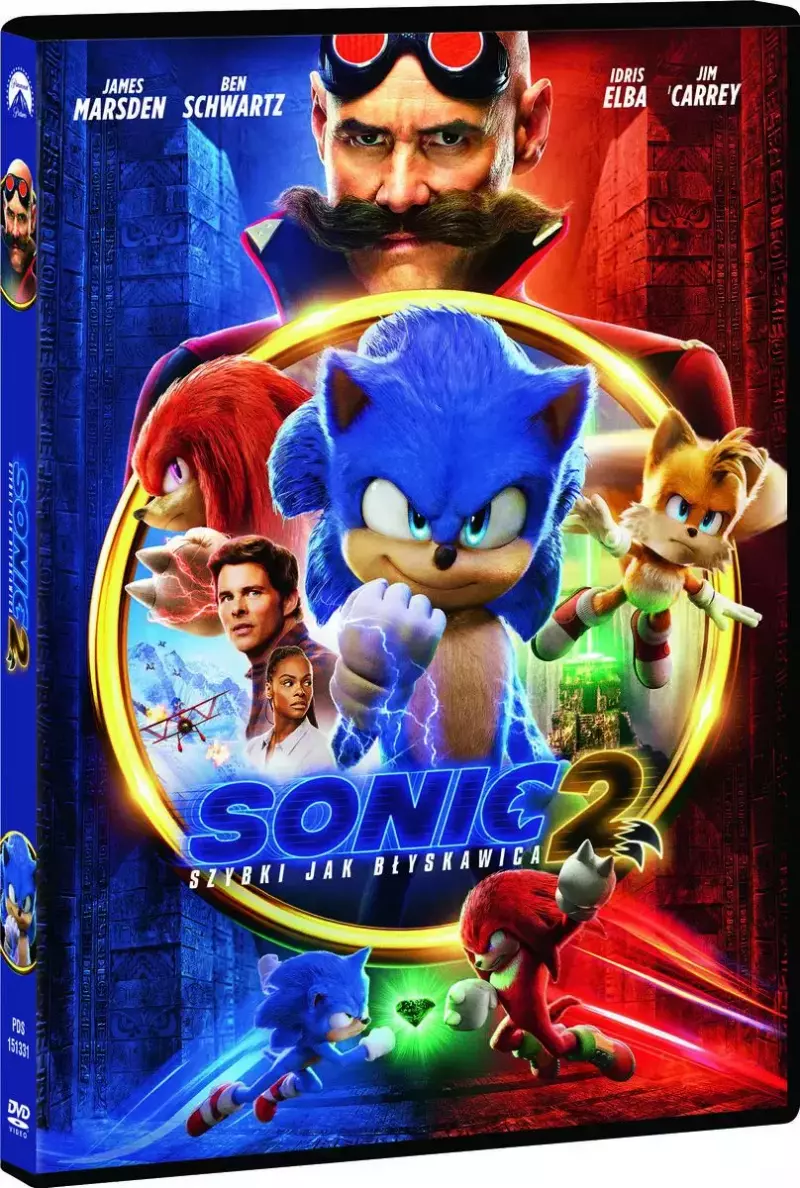 Sonic 2. Szybki jak błyskawica, DVD Sonic 2. Szybki jak błyskawica, DVD
