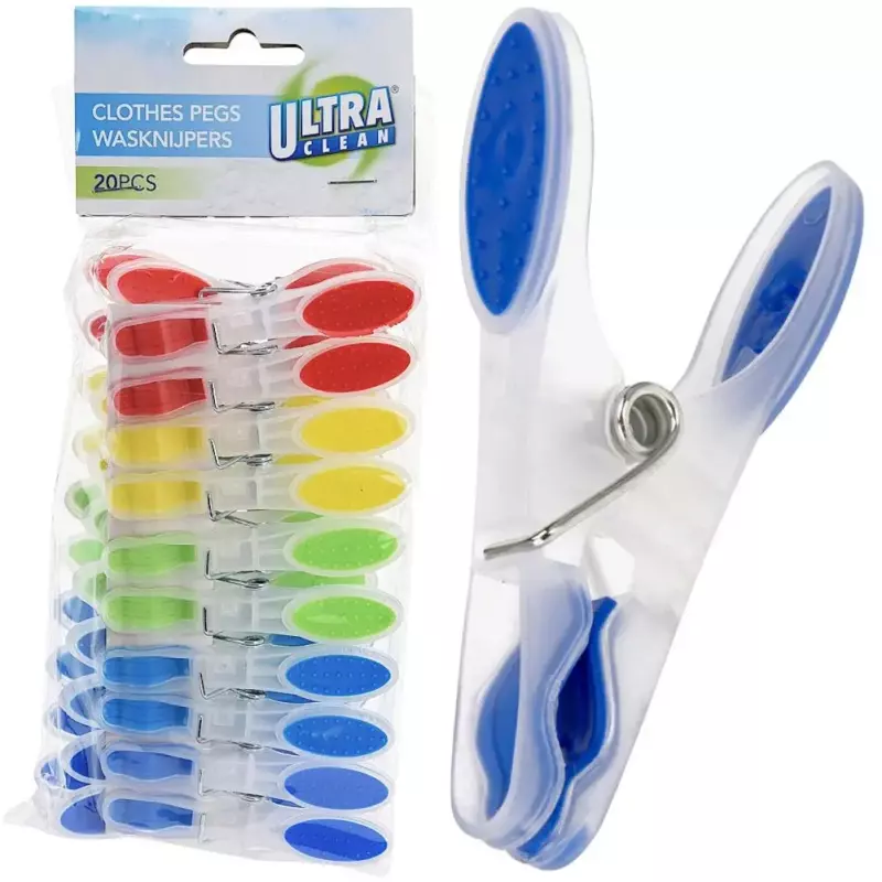 Klamerki na pranie plastikowe 20 szt. Klamerki na pranie plastikowe 20 szt.