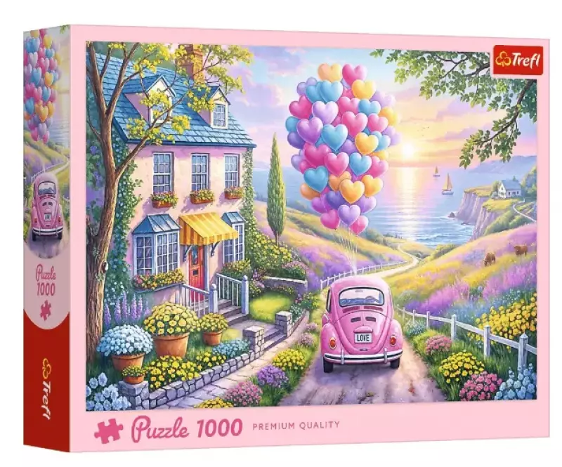 Puzzle 1000 elementów. Romantyczna przejażdżka Puzzle 1000 elementów. Romantyczna przejażdżka