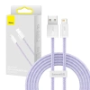 Kabel BASEUS Dynamic USB-A-Lightning 2m (fioletowy) - zdjęcie