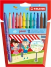 Flamastry Power (12 sztuk) - zdjęcie