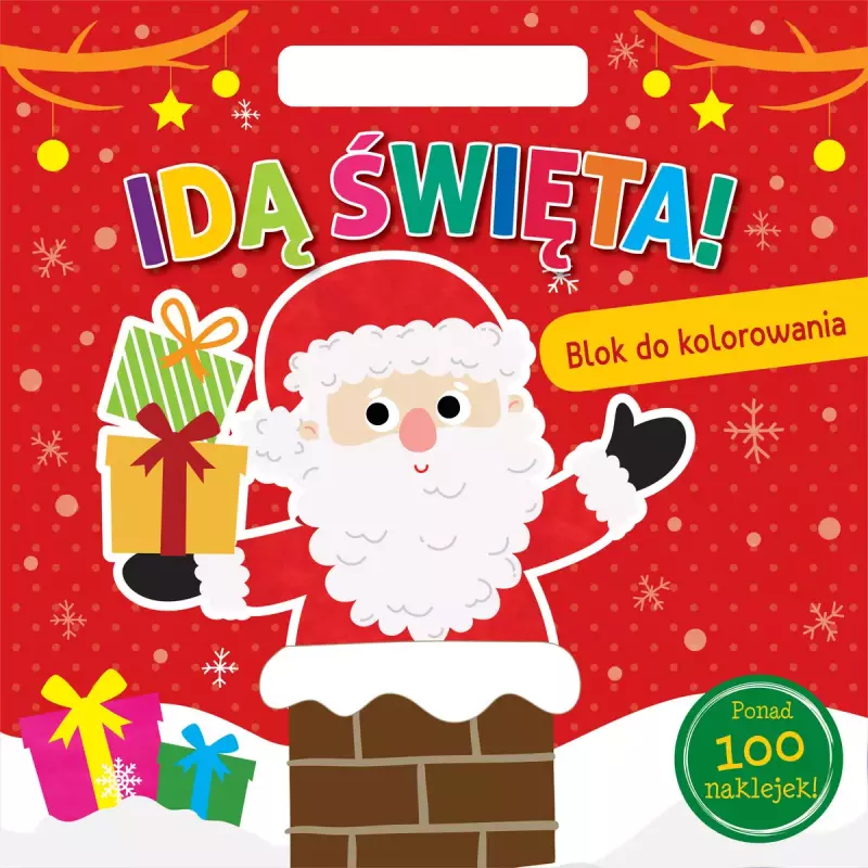Idą święta. Blok do kolorowania