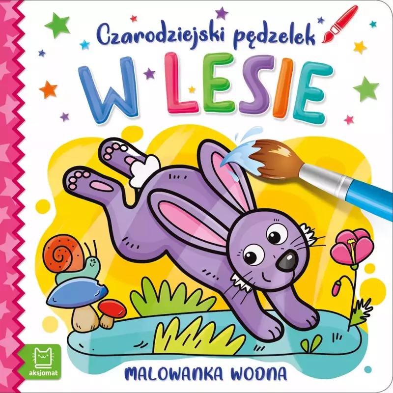 W lesie. Czarodziejski pędzelek. Malowanka wodna W lesie. Czarodziejski pędzelek. Malowanka wodna
