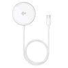 Ładowarka bezprzewodowa Baseus Simple Mini4 Air Qi2 15 W magnetyczna - srebrna - zdjęcie