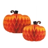 Dekoracja wisząca honeycomb Halloween Dynie 2 szt. - zdjęcie