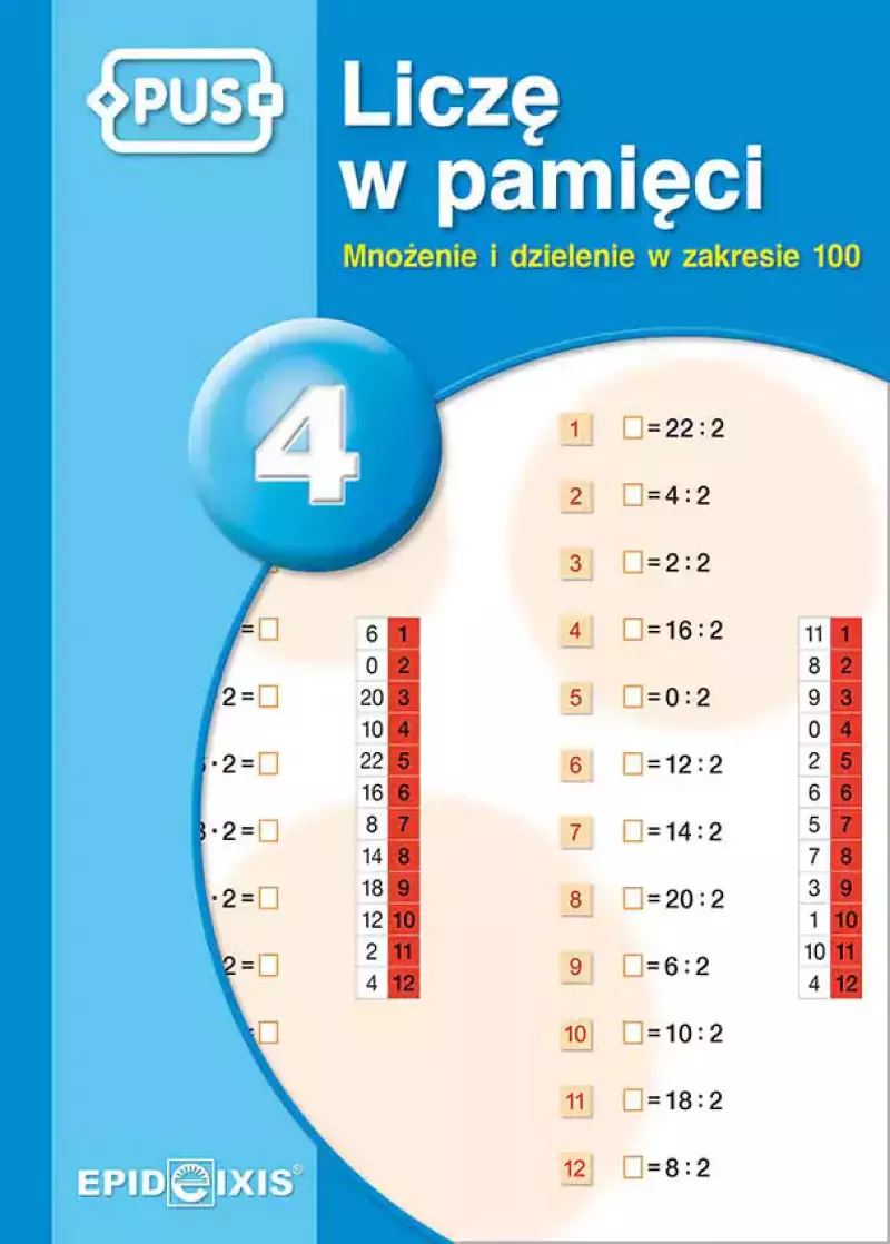 Liczę w pamięci 4 Liczę w pamięci 4