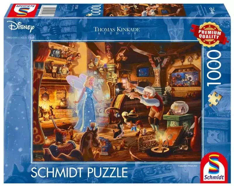 Puzzle 1000 Thomas Kinkade Pinokio Disney Puzzle 1000 Thomas Kinkade Pinokio Disney