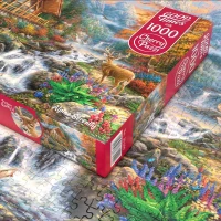 Puzzle 1000 elementów. Alpejski spokój 30400, zdjęcie 4