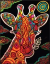 Kolorowanka welwetowa Colorvelvet 47x35 cm Żyrafa - zdjęcie