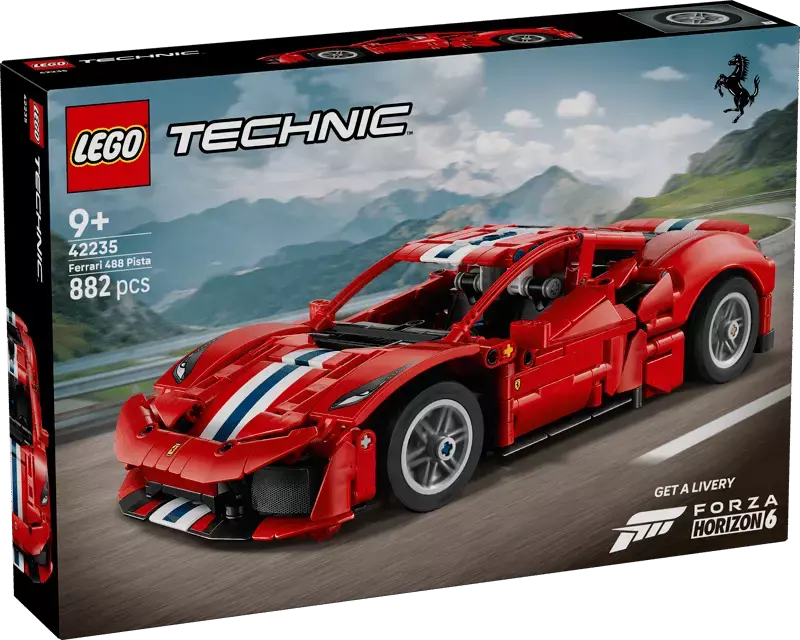 LEGO Technic Samochód Ferrari 488 PISTA 42235 LEGO Technic Samochód Ferrari 488 PISTA 42235