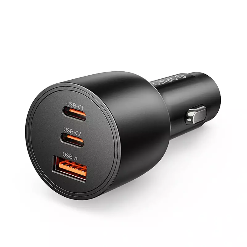 Ładowarka samochodowa Orico PowerLink 165W USB-A + 2x USB-C - czarna Ładowarka samochodowa Orico PowerLink 165W USB-A + 2x USB-C - czarna