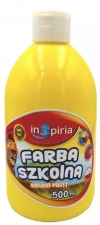 Farba szkolna żółta 500ml - zdjęcie
