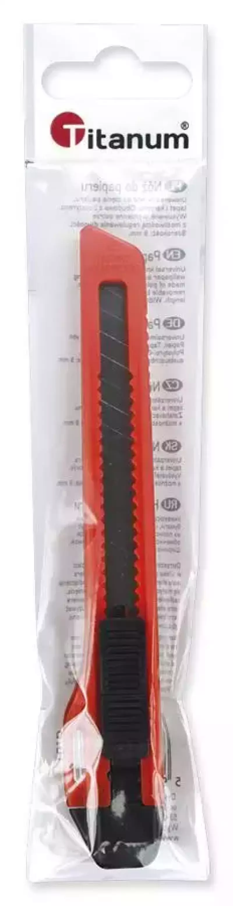 NÓŻ Do Papieru 9mm Titanum T07b