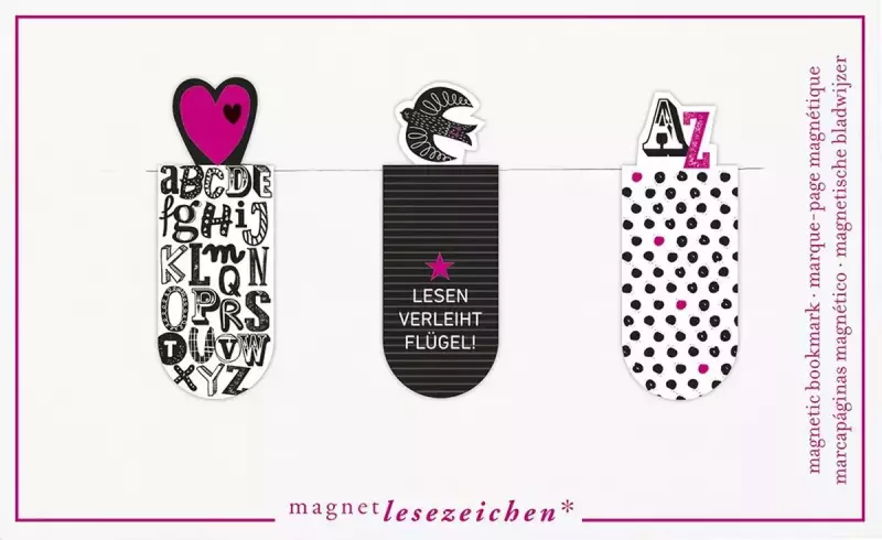 Zakładki magnetyczne Literki Zakładki magnetyczne Literki