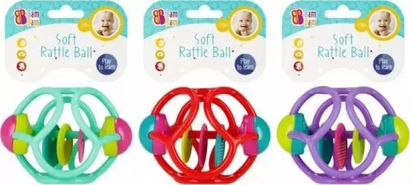 Kula gumowa z grzechotką Kula gumowa z grzechotką